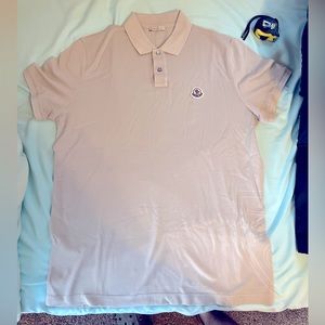 Moncler Polo Shirt, Grey, Never Worn